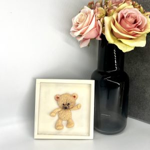 Kader met 3D beertje  [plaster]