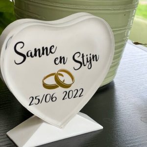 Klein gepersonaliseerde hartje