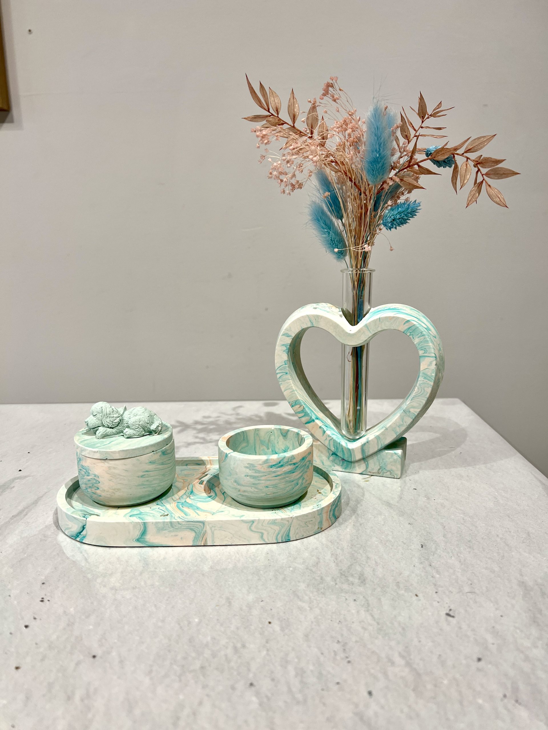 marmer effect decoratie